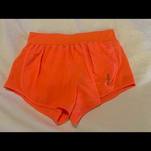 Orange Reebok Running Shorts